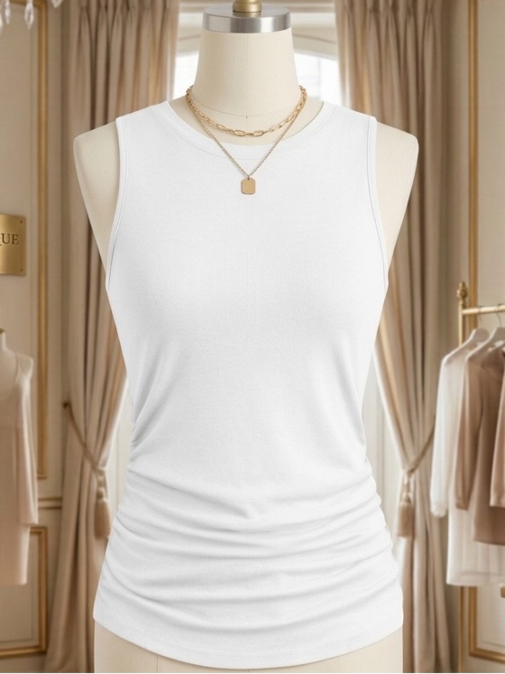 Simple Ruched Tank